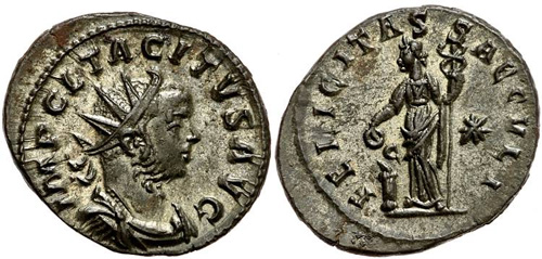 tacitus roman coin antoninianus